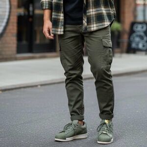 adidas Men's Green Cargo Pants